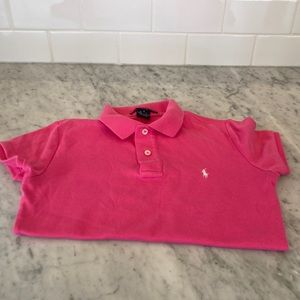 Bright Pink Ralph Lauren Sport Golf Shirt